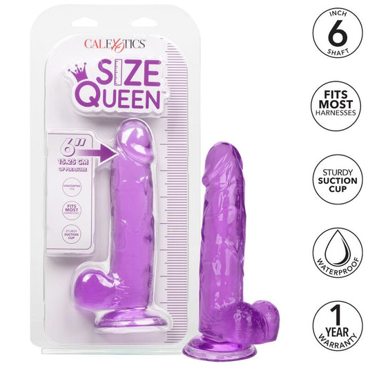 Calexotics Size Queen Dildo Purple 15.3 Cm