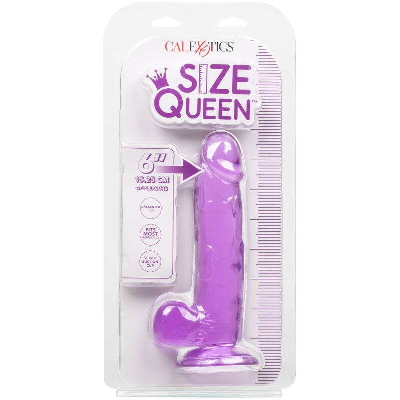Calexotics Size Queen Dildo Purple 15.3 Cm