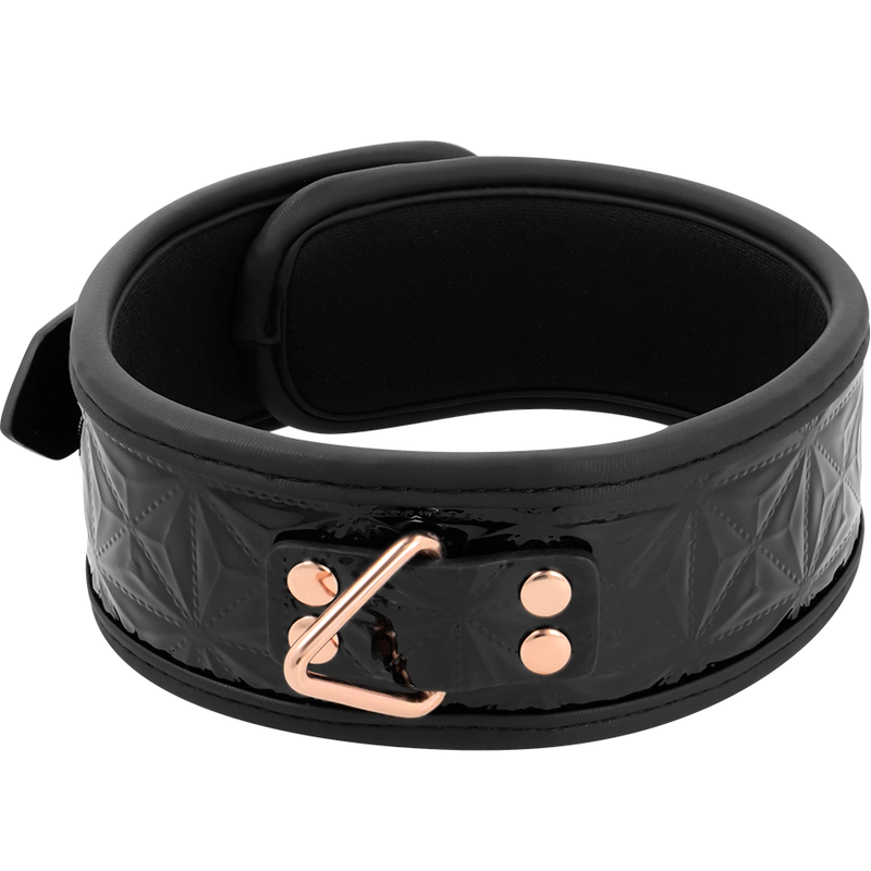 Begme Black Edition Begme - Black Edition Premium Vegan Leather Collar With Neoprene Lining