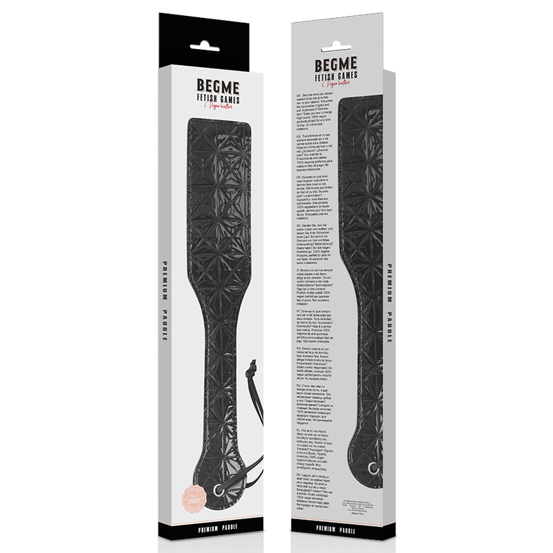 Begme Black Edition Begme - Black Edition Vegan Leather Paddle