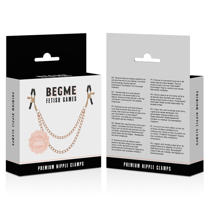 Begme Black Edition Begme - Black Edition Premium Nipple Clamps
