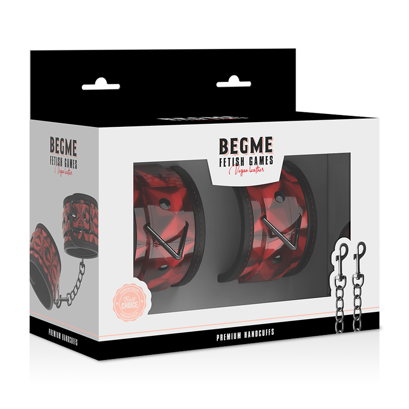 Begme Red Edition Begme - Red Edition Premium Handcuffs With Neoprene Lining