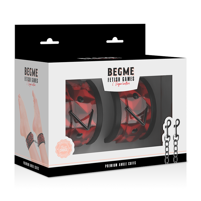Begme Red Edition Begme - Red Edition Premium Ankle Cuffs With Neoprene Lining