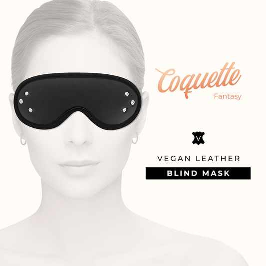 Coquette Fantasy Coquette Chic Desire - Fantasy Vegan Leather Blind Mask With Neoprene Lining