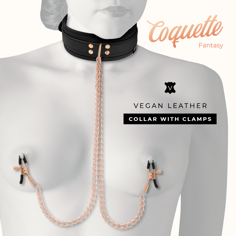 Coquette Fantasy Coquette Chic Desire - Fantasy Nipple Clamp Necklace With Neoprene Lining