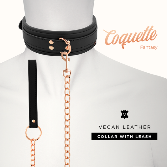 Coquette Fantasy Coquette Chic Desire - Fantasy Vegan Leather Collar With Neoprene Lining