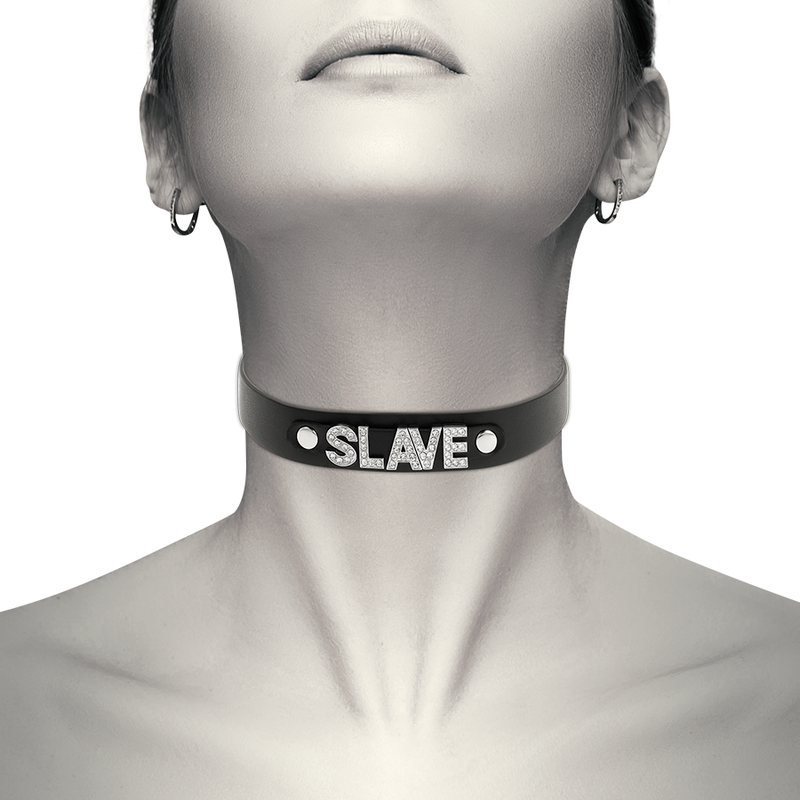 Coquette Accessories Coquette Chic Desire - Slave Vegan Leather Choker