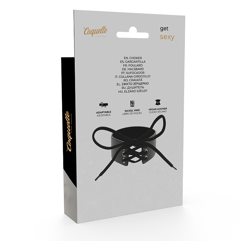 Coquette Accessories Coquette Chic Desire - Vegan Leather Choker