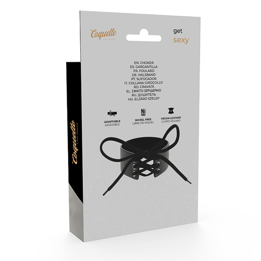 Coquette Accessories Coquette Chic Desire - Vegan Leather Choker