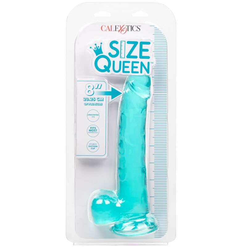 Calexotics Size Queen Dildo Blue 20.3 Cm