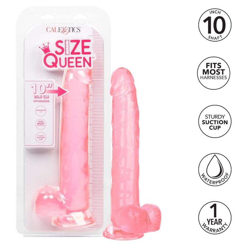 Calexotics Size Queen Dildo Pink 25.5 Cm