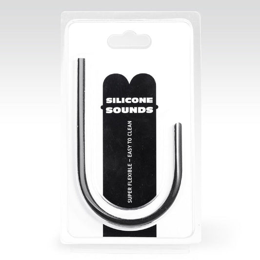 All Black 10 Mm Silicone Urethral Probe