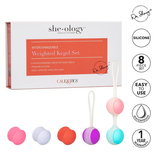 Calexotics She-Ology Set Bolas Kegel Intercambiables