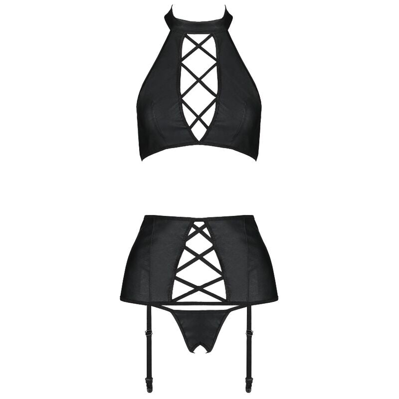 Passion Woman Sets Passion - Nancy Set Cuero Ecologico L/Xl