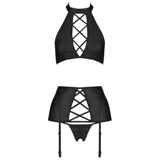 Passion Woman Sets Passion - Nancy Set Cuero Ecologico L/Xl
