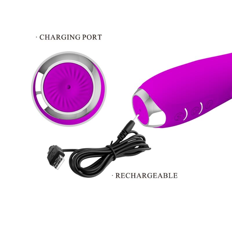 Pretty Love Molly Vibrator With Rechargeable Rotation