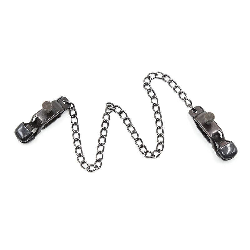Ohmama Fetish Metal Clamps With Black Chain