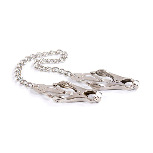 Ohmama Fetish Metal Clamps With Chain
