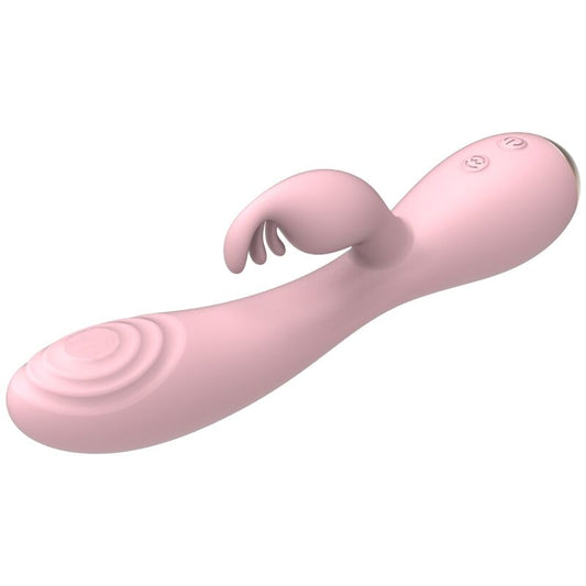 Nalone Magic Stick Vibrator With Rabbit - Light Pink