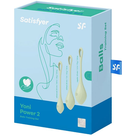Satisfyer Yoni Power 2 Bækkenbundskugle Sæt