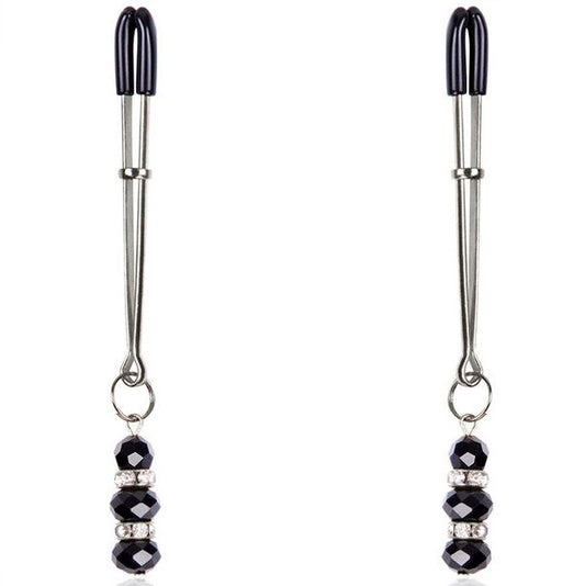 Ohmama Fetish Nipple Clamps With Crystal Stones