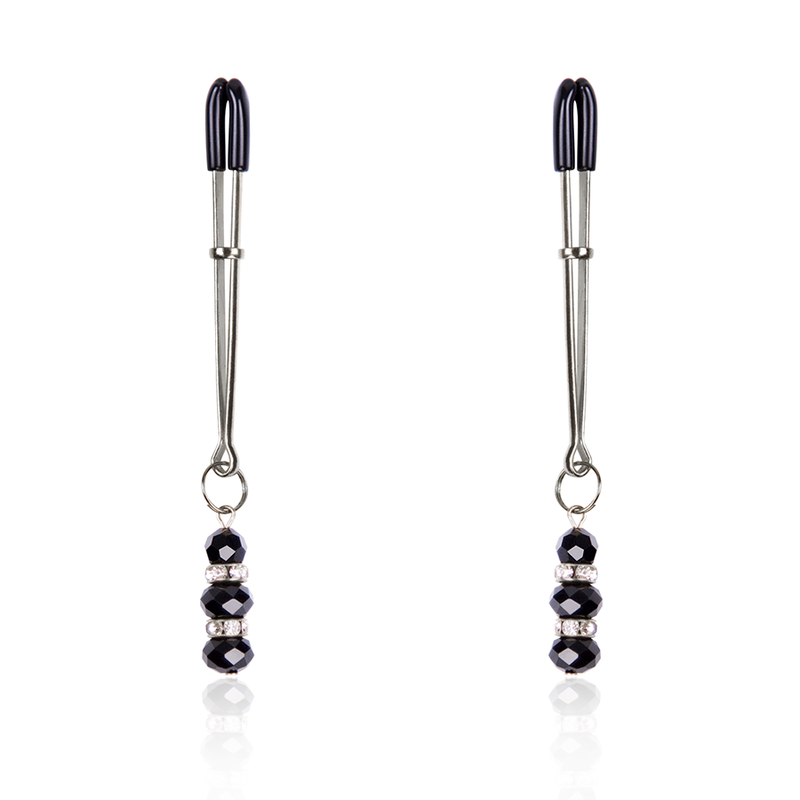 Ohmama Fetish Nipple Clamps With Crystal Stones
