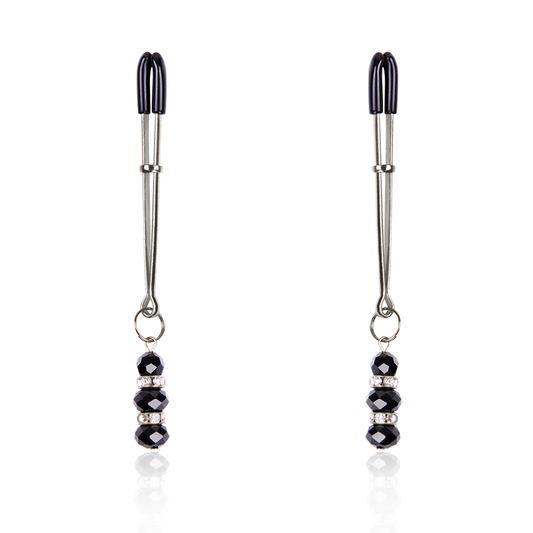 Ohmama Fetish Nipple Clamps With Crystal Stones