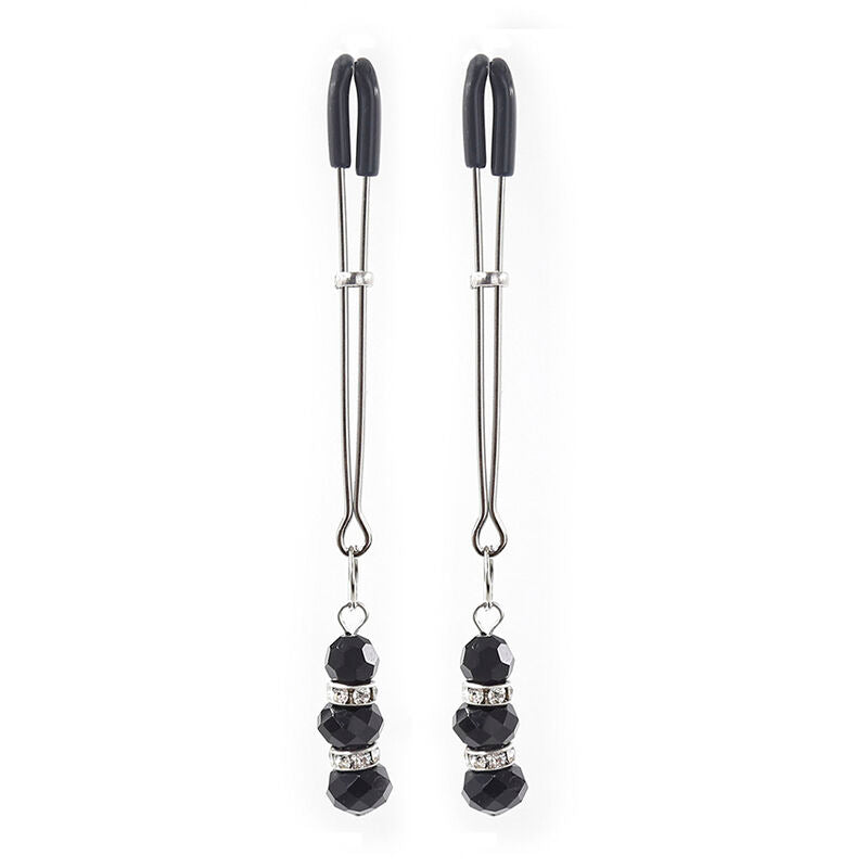 Ohmama Fetish Nipple Clamps With Crystal Stones