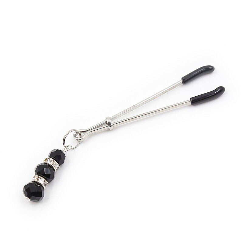 Ohmama Fetish Nipple Clamps With Crystal Stones