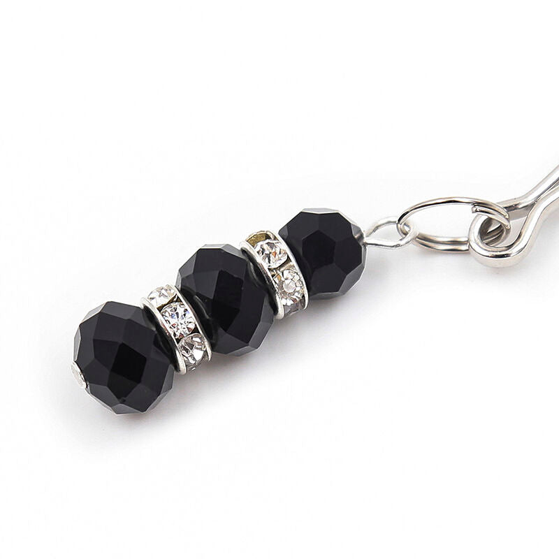Ohmama Fetish Nipple Clamps With Crystal Stones