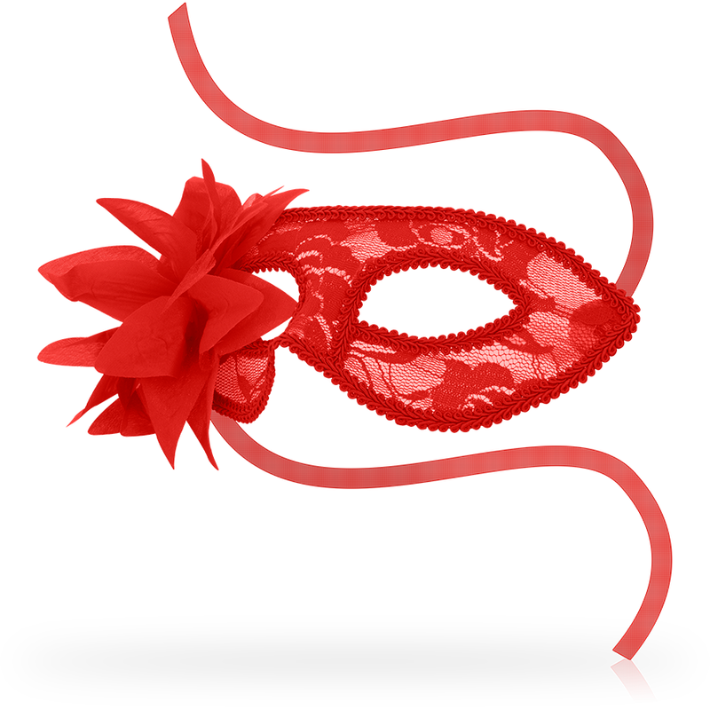 Ohmama Masks Ohmama - Masks Masks With Lace And Red Flower