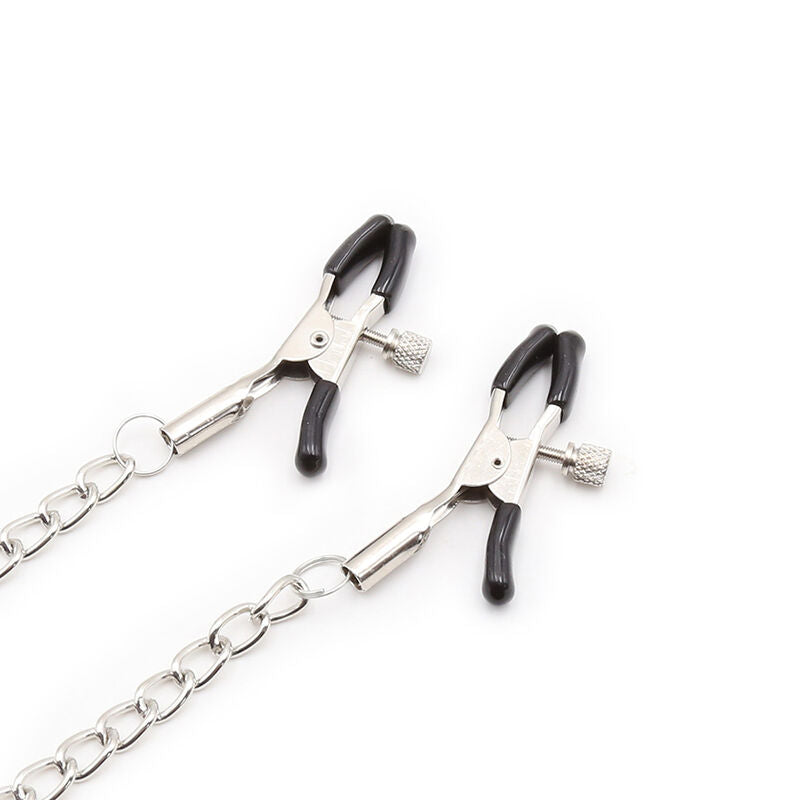 Ohmama Fetish Ring Gag With Chains And Nipple Clamps