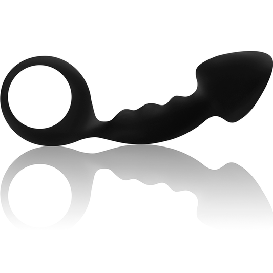 Ohmama Anal Ohmama - Ribbed Anal Plug With Ring