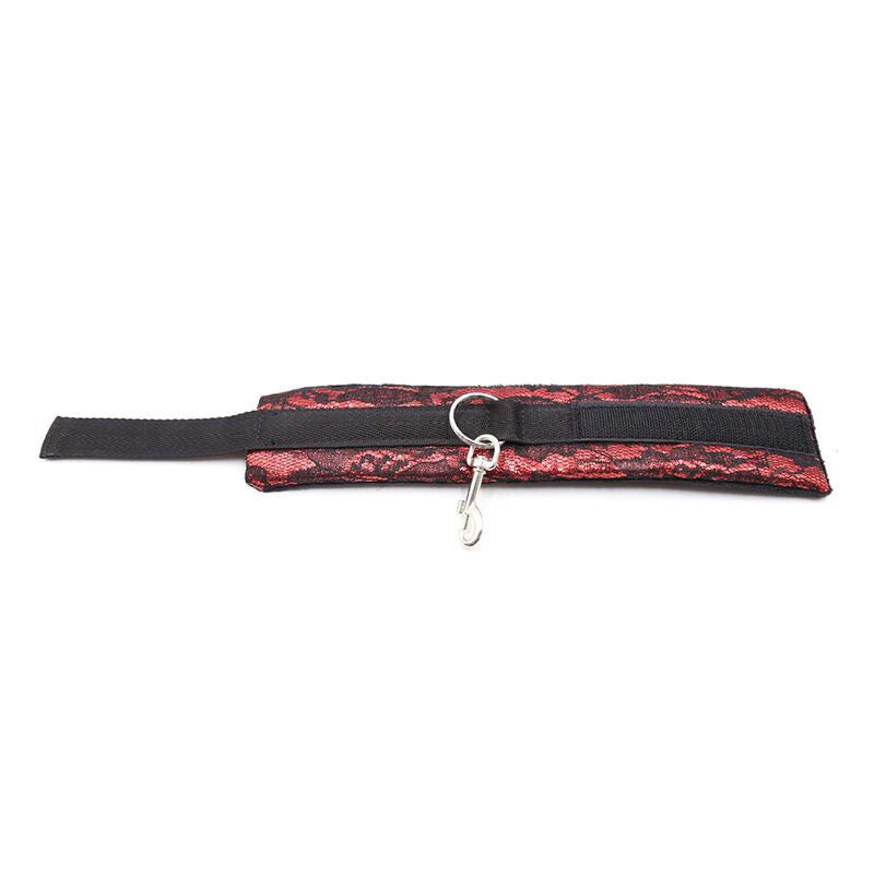 Ohmama Fetish Velvet Handcuffs With Nylon Tape
