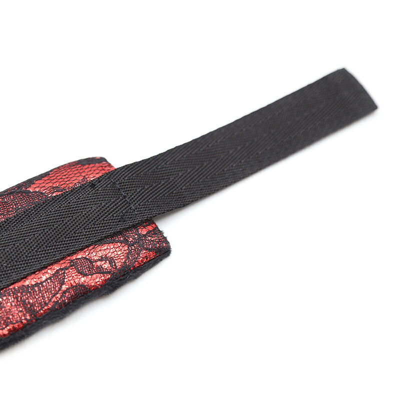 Ohmama Fetish Velvet Handcuffs With Nylon Tape