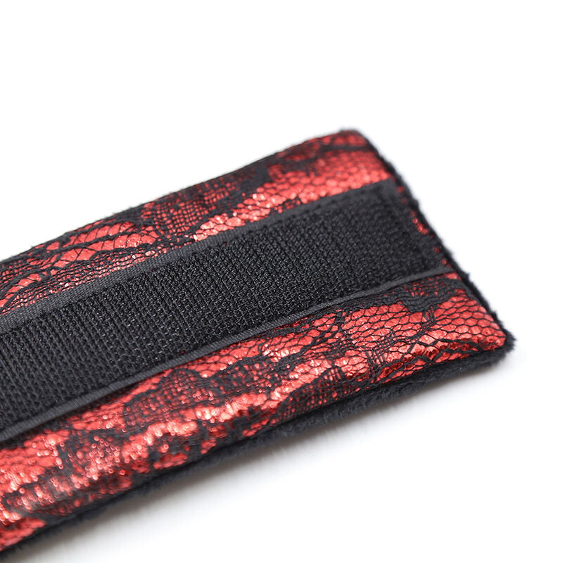 Ohmama Fetish Velvet Handcuffs With Nylon Tape