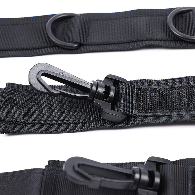 Ohmama Fetish Nylon Handcuffs And Collar