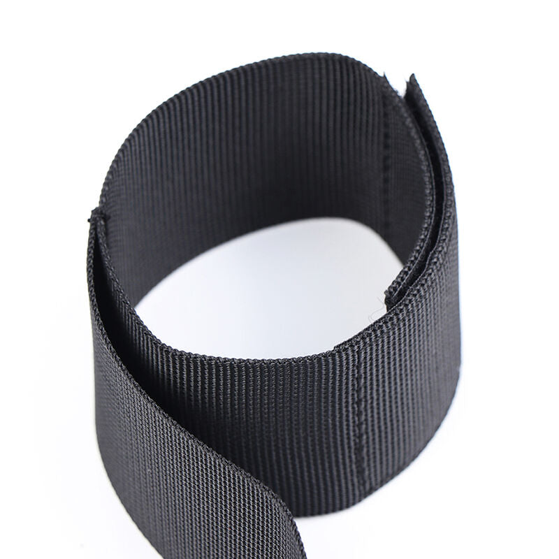 Ohmama Fetish Wrist Handcuffs And Nylon Collar
