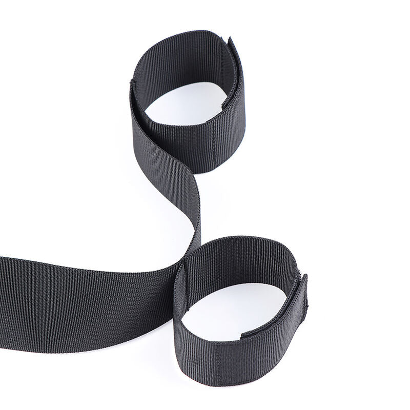Ohmama Fetish Wrist Handcuffs And Nylon Collar