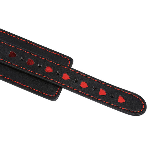 Ohmama Fetish Heart Inlaid Handcuffs