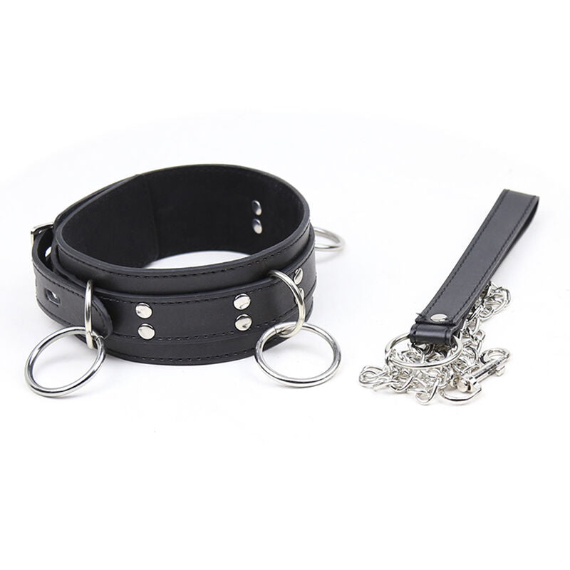 Ohmama Fetish Submission Necklace With 3 Rings