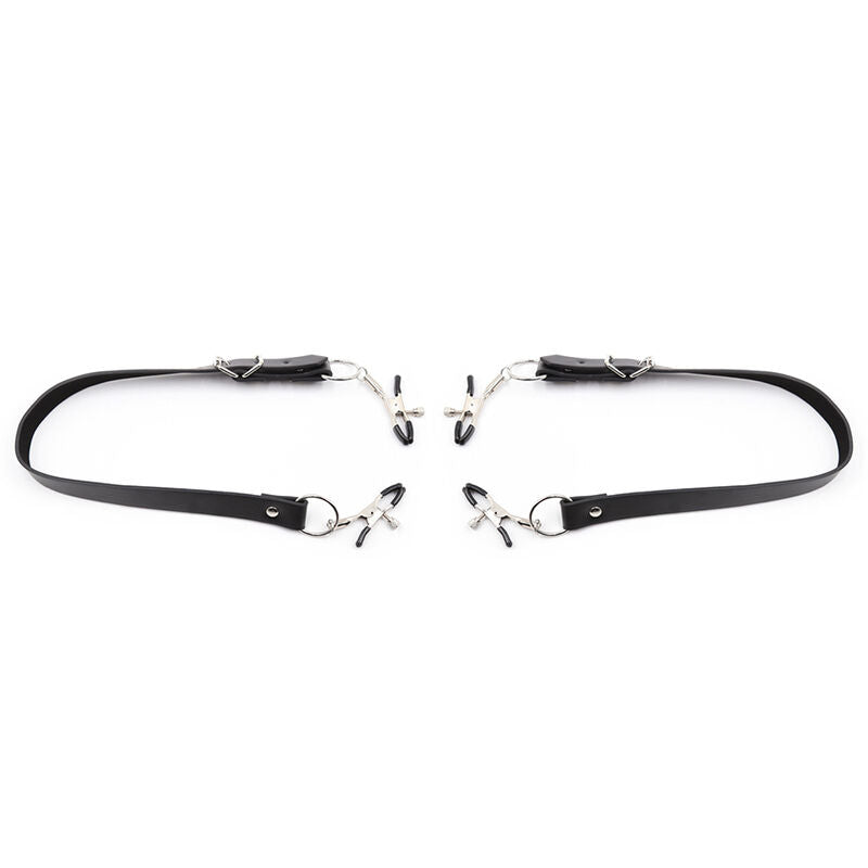 Ohmama Fetish Clitoris Clamps With Leg Straps