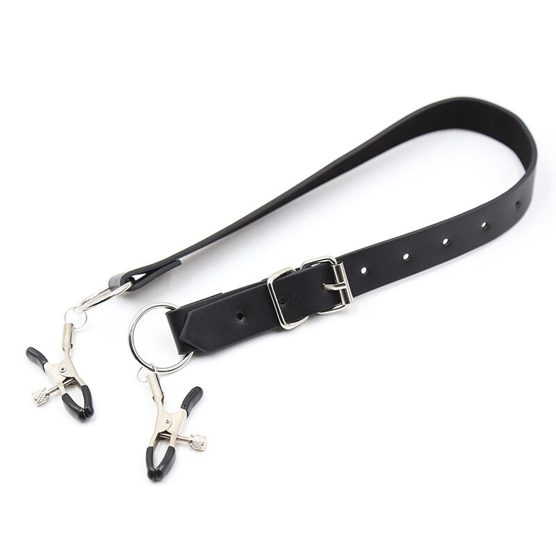 Ohmama Fetish Clitoris Clamps With Leg Straps