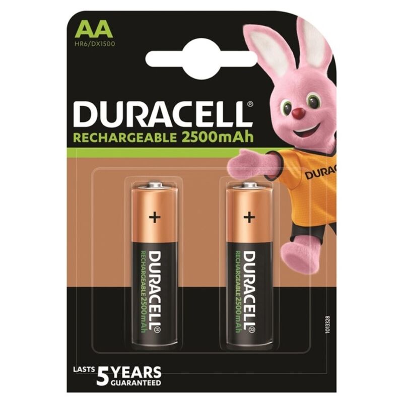 Duracell Rechargeable Battery Hr6 Aa 2500Mah 2 Unit