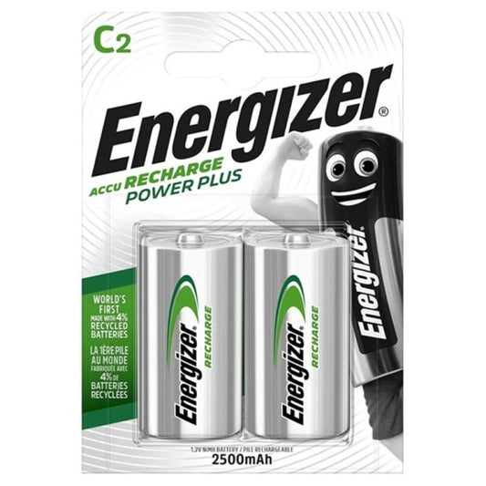 Energizer Power Plus Rechargeable Battery Hr14 C 2500Mah 2 Unit