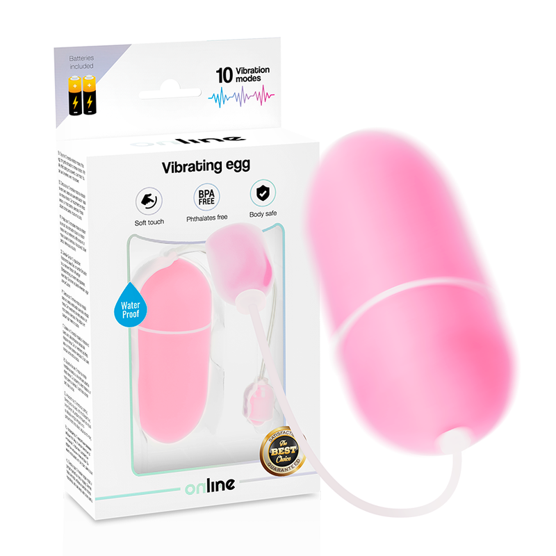 Online Waterproof Vibrating Egg Pink