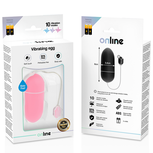 Online Waterproof Vibrating Egg Pink