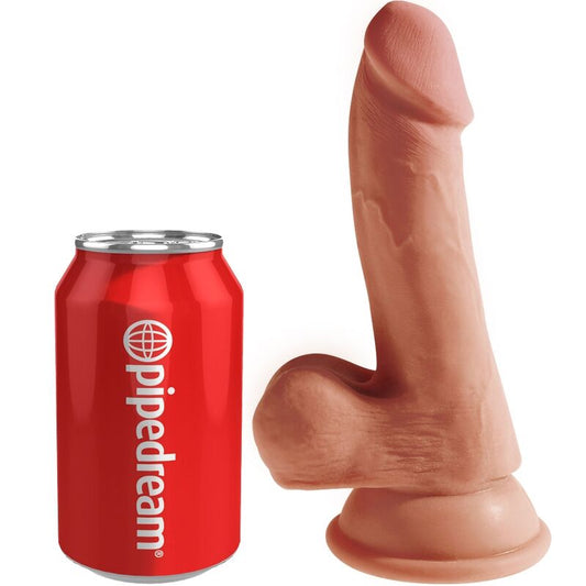 King Cock Plus King Cock - Plus 3D Dildo With Balls 17 Cm