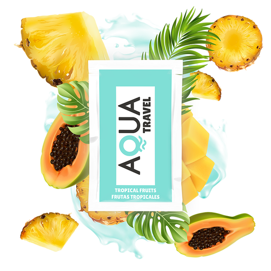 Aqua Travel Tropical Fruits Flavour Waterbased Lubricant 6 Ml