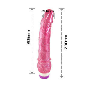 Baile Vibrators Baile - Realistic Red Vibrator 23 Cm